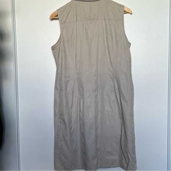 Vintage  Jessica Tan and cream embroidered vest mini dress - Picture 6 of 8